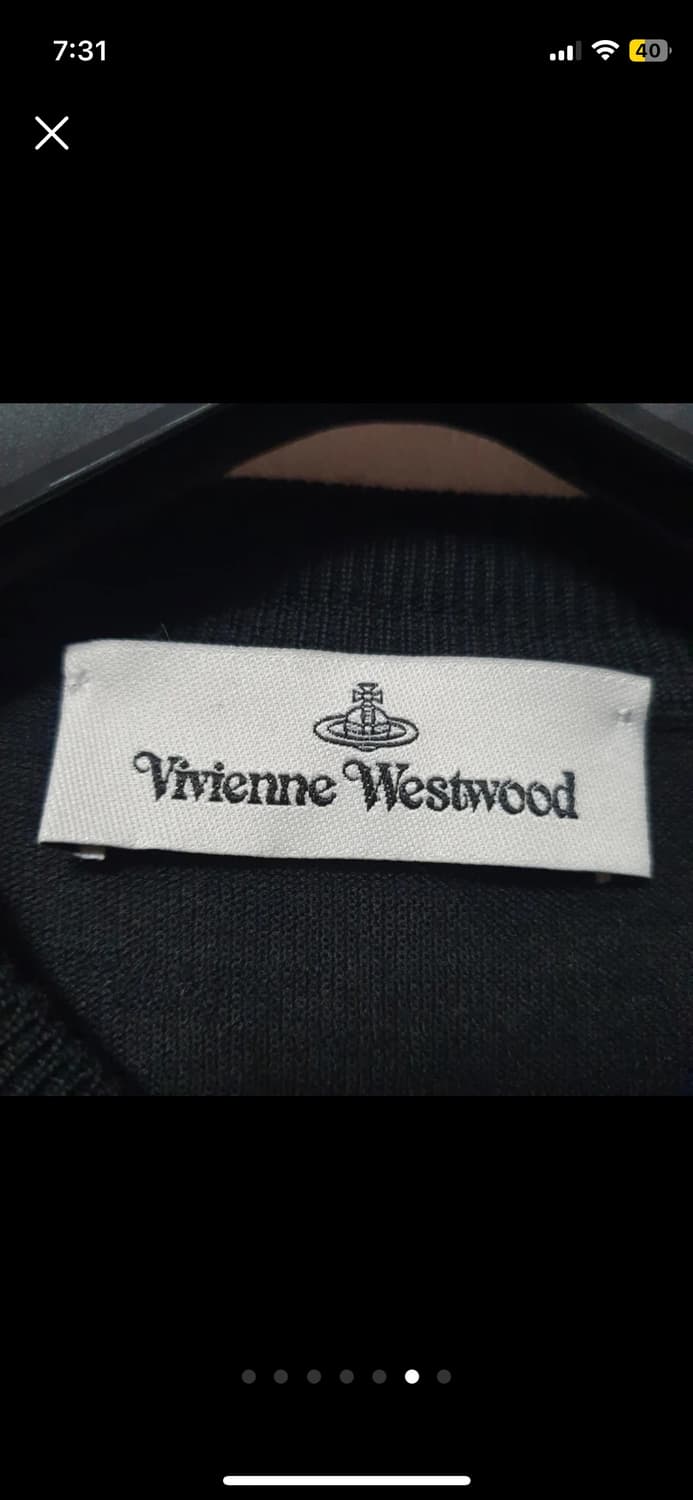 비비안웨스트우드 블랙 가디건 상품이미지6