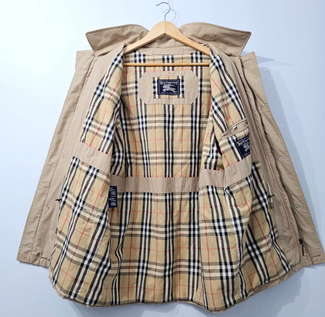 버버리 후드 자켓 베이지 코트 105 상품이미지1