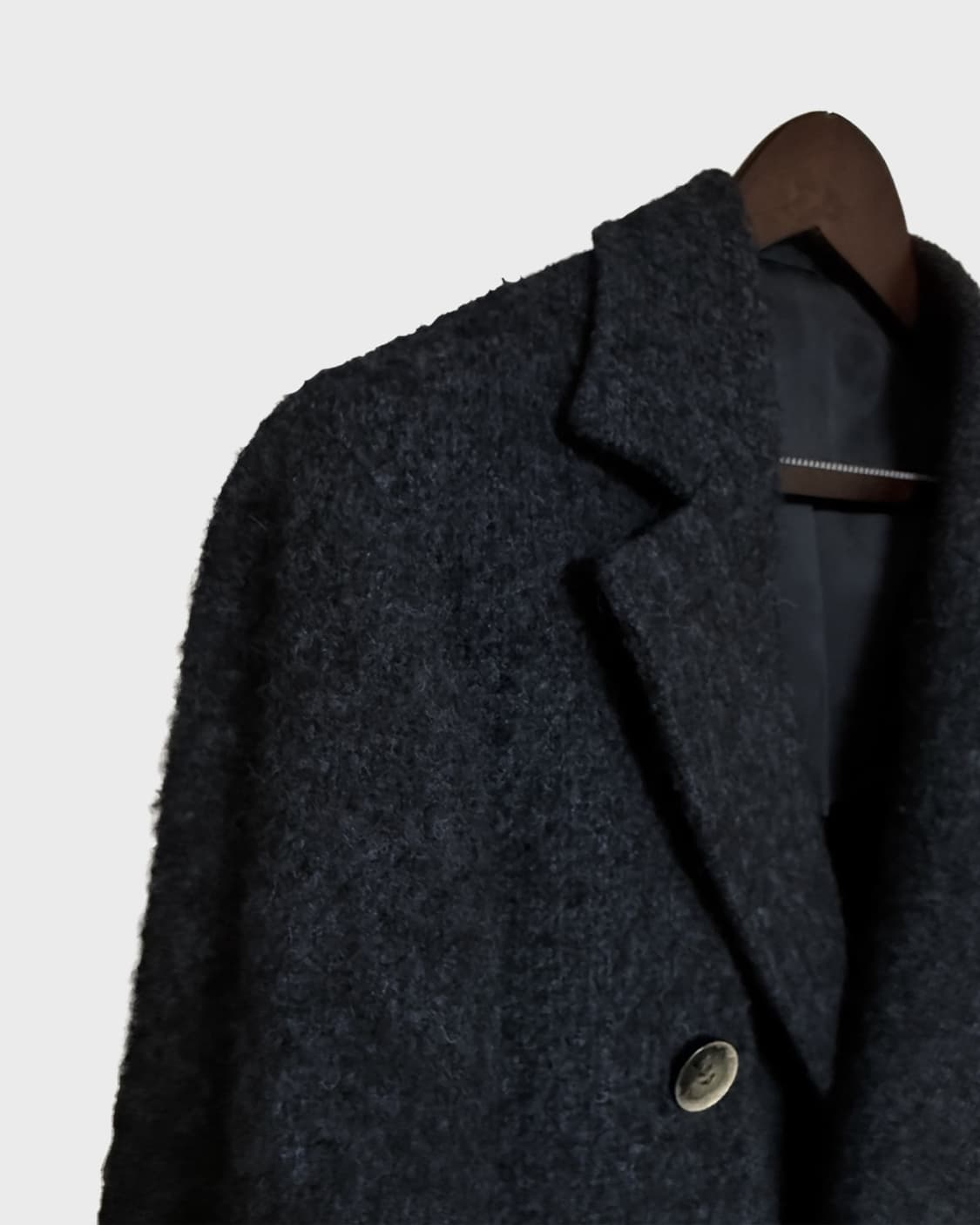 링자켓 블랙라벨 폴로코트 알파카 46 상품이미지6