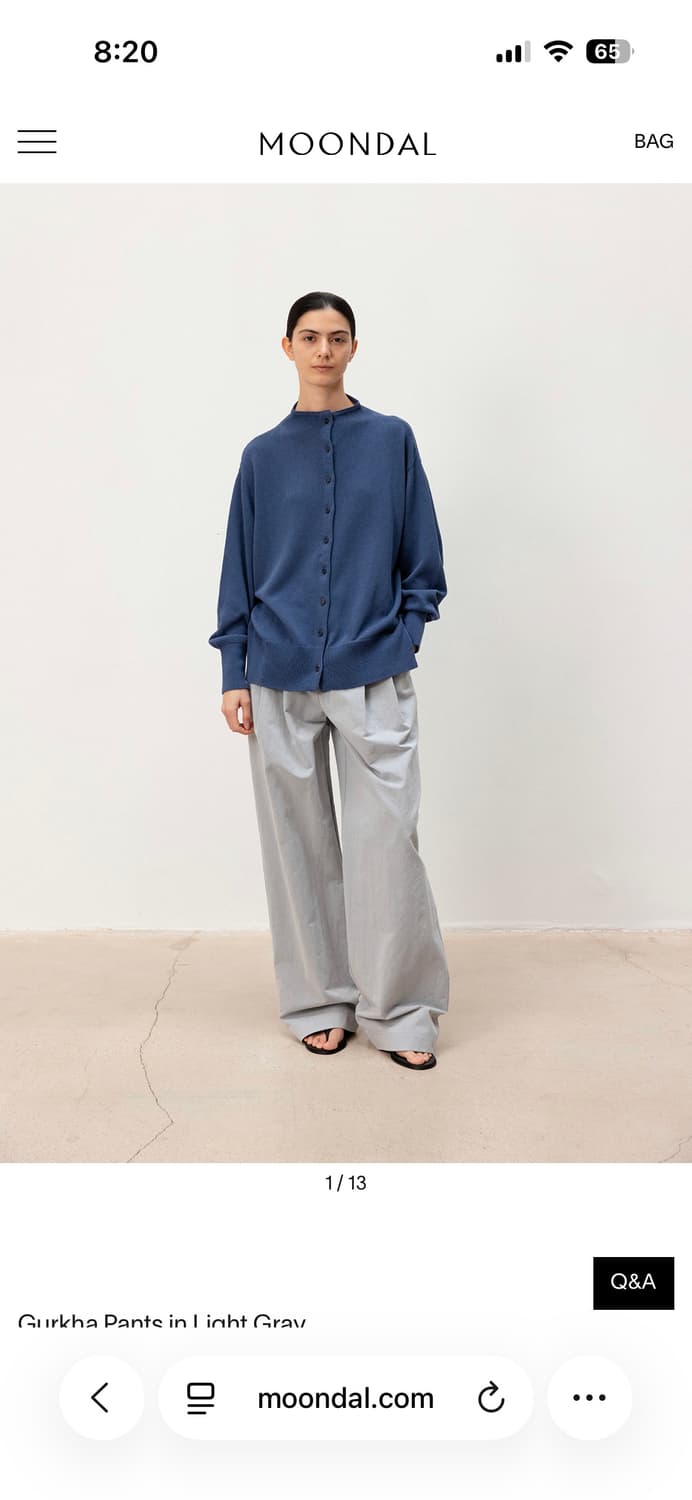 문달 구르카팬츠 네이비s 상품이미지3