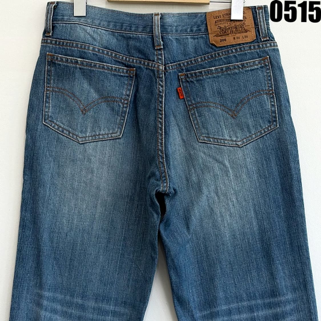 리바이스 206 중청 워싱 데님 팬츠 W86L86 0515 상품이미지10