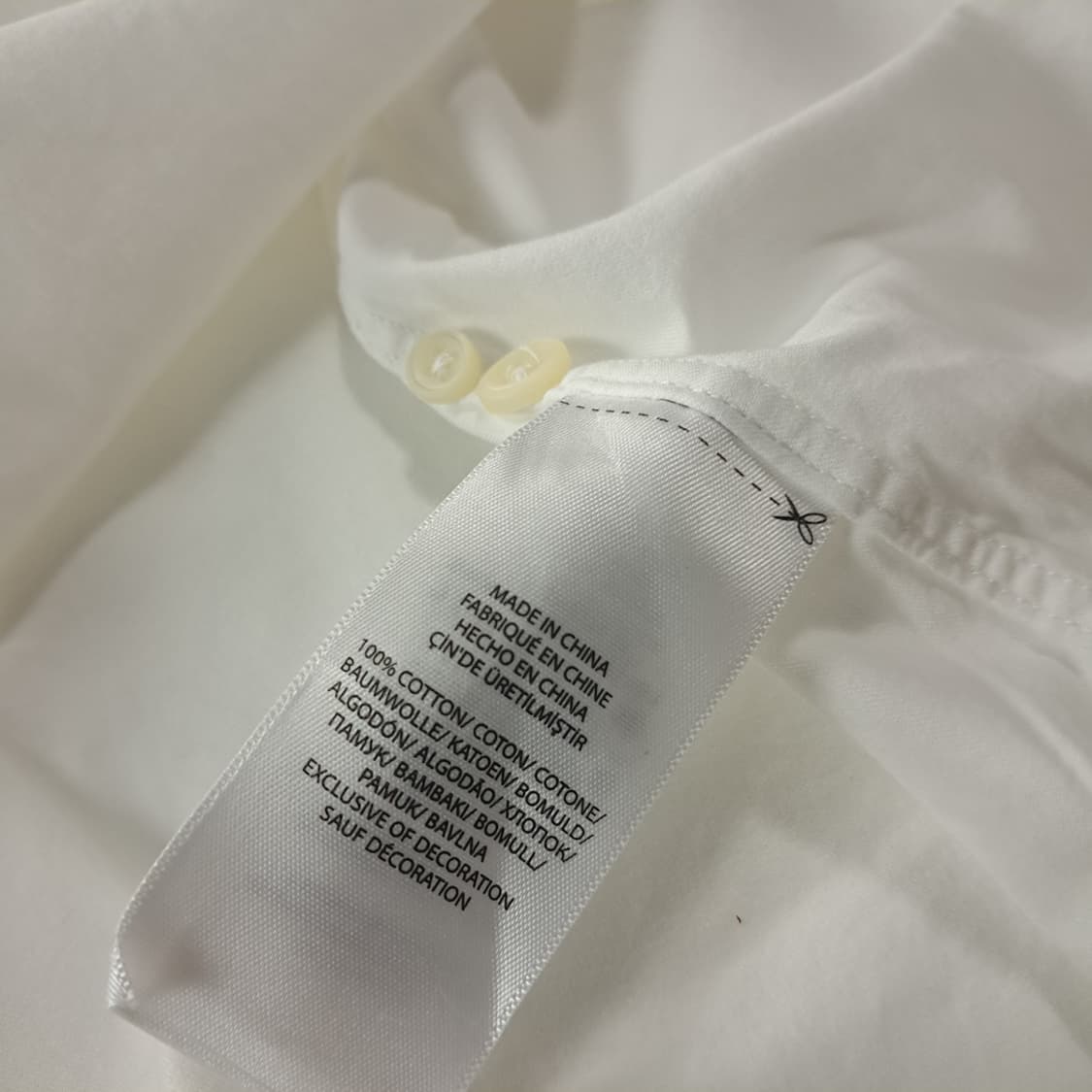 CJ614 2XL 폴로 페더웨이트 화이트 반팔 셔츠 남방 상품이미지5
