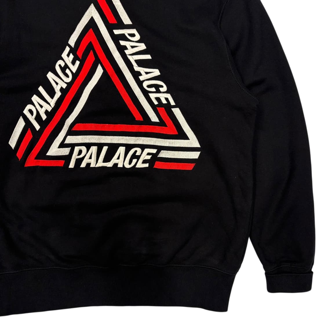 팔라스 빅 자수 로고 블랙 스웻셔츠 L 상품이미지3
