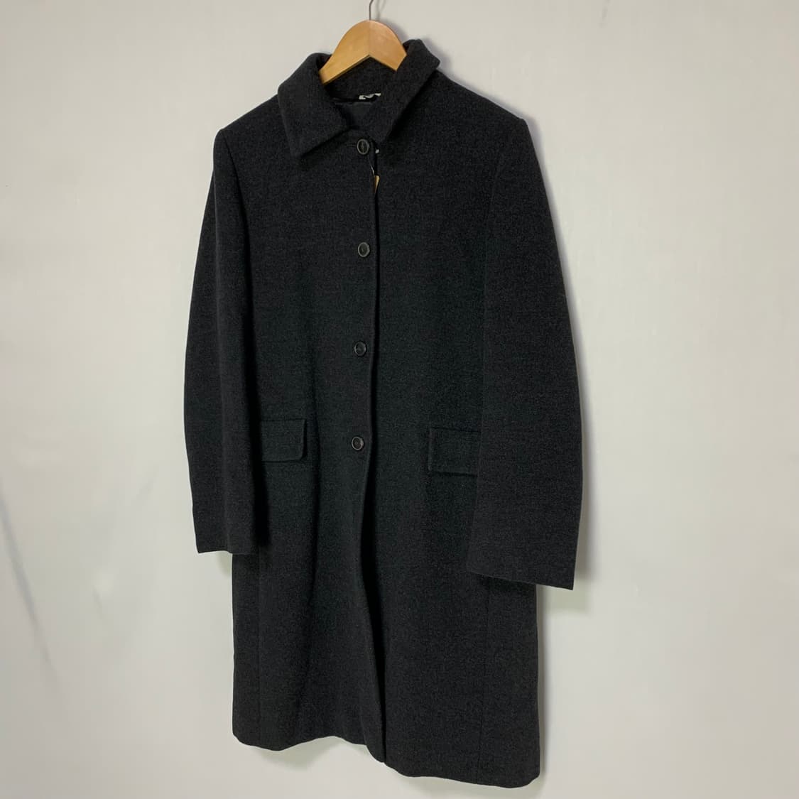 막스마라 막스앤코 빈티지 롱코트 차콜블랙 여성 코트 상품이미지2