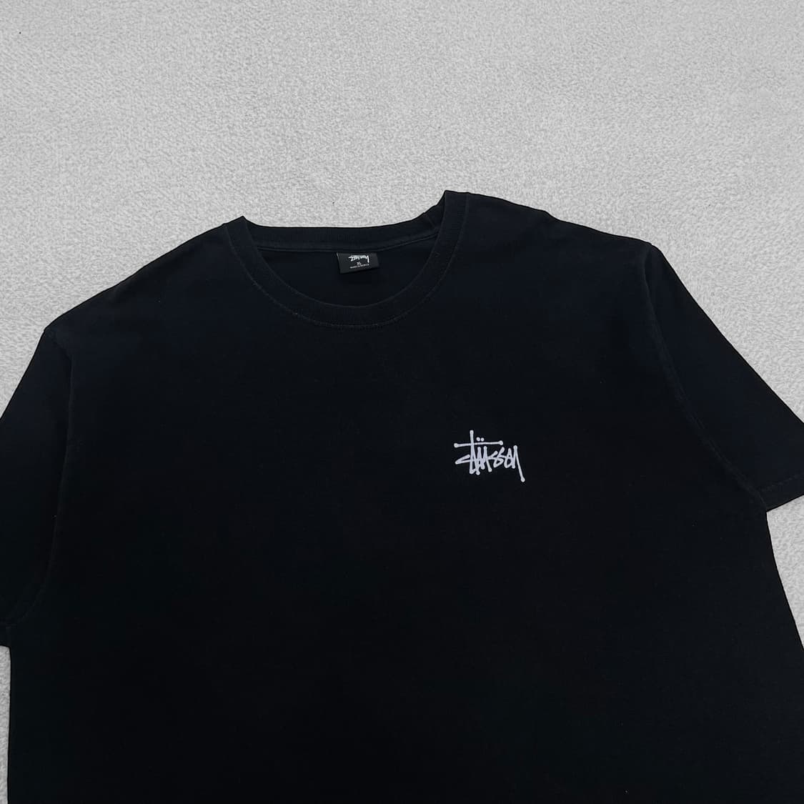 스투시 Stussy 베이직 로고 반팔 티셔츠 블랙 상품이미지4