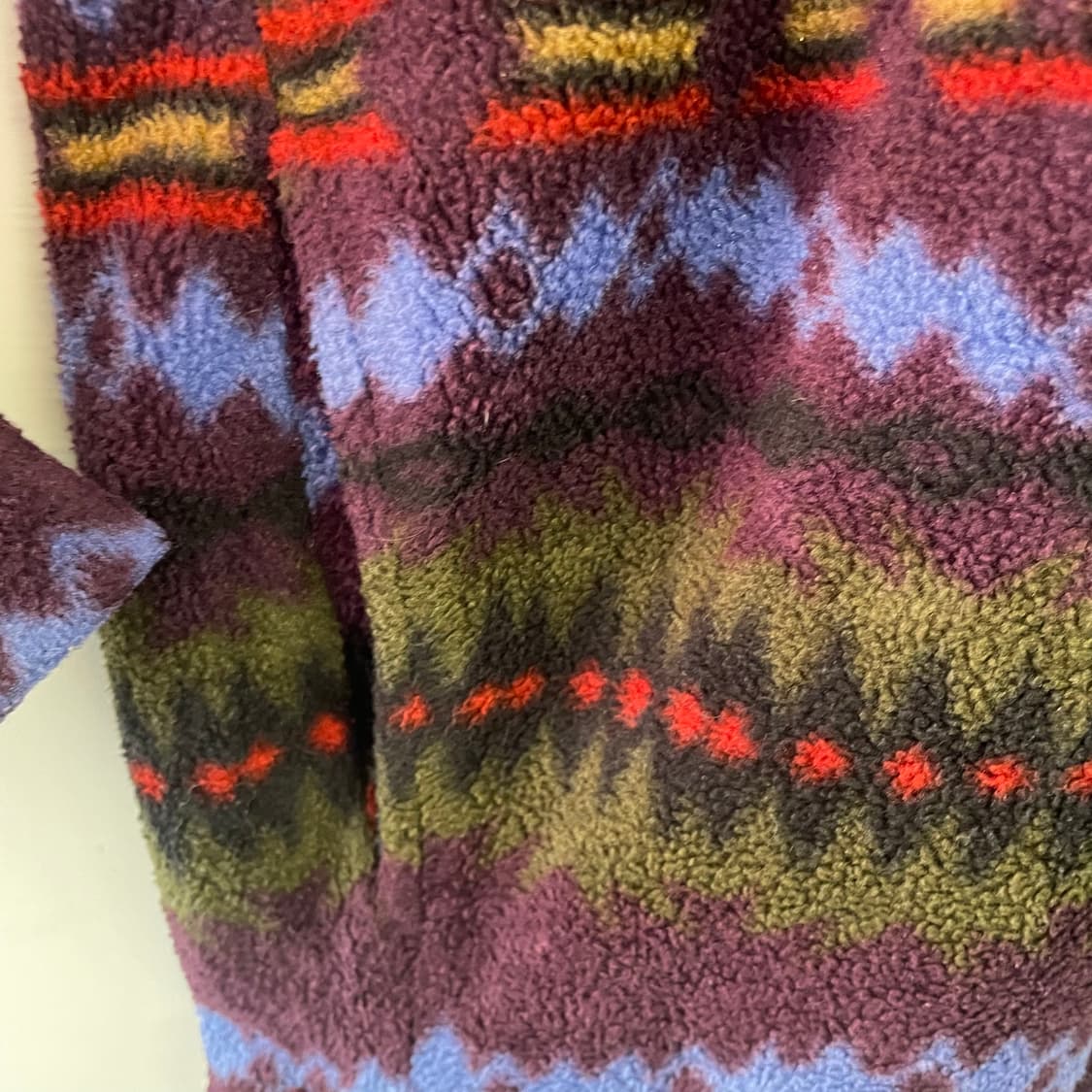 90s 파타고니아 신칠라 사카제아 블랙베리 풀오버 상품이미지5