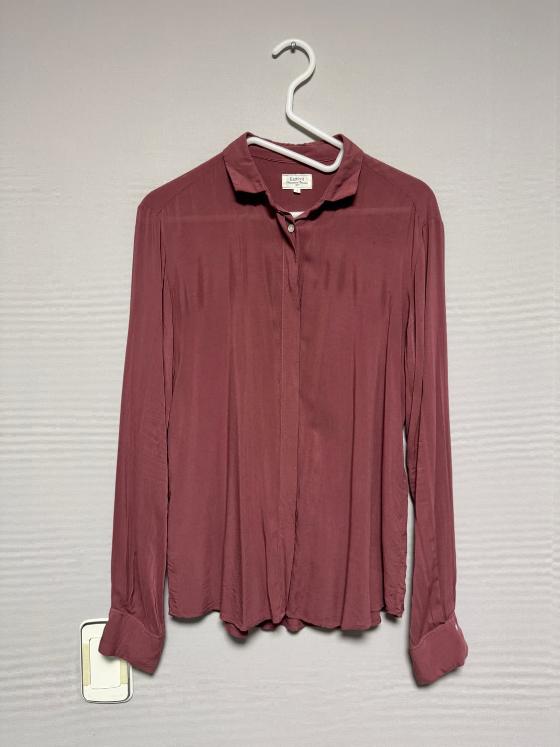 빈티지 레귤러핏 히든버튼 셔츠 상품이미지1