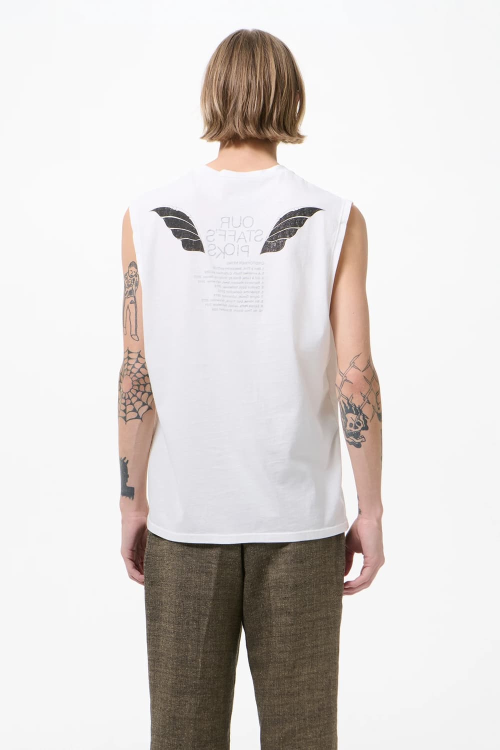 [50,52,54]아워레가시 BREATHE 슬리브리스 탑/화이트 상품이미지1