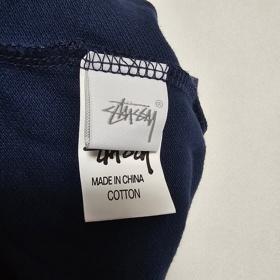 M스투시 네이비 월드투어 반팔 카라티 상품이미지4