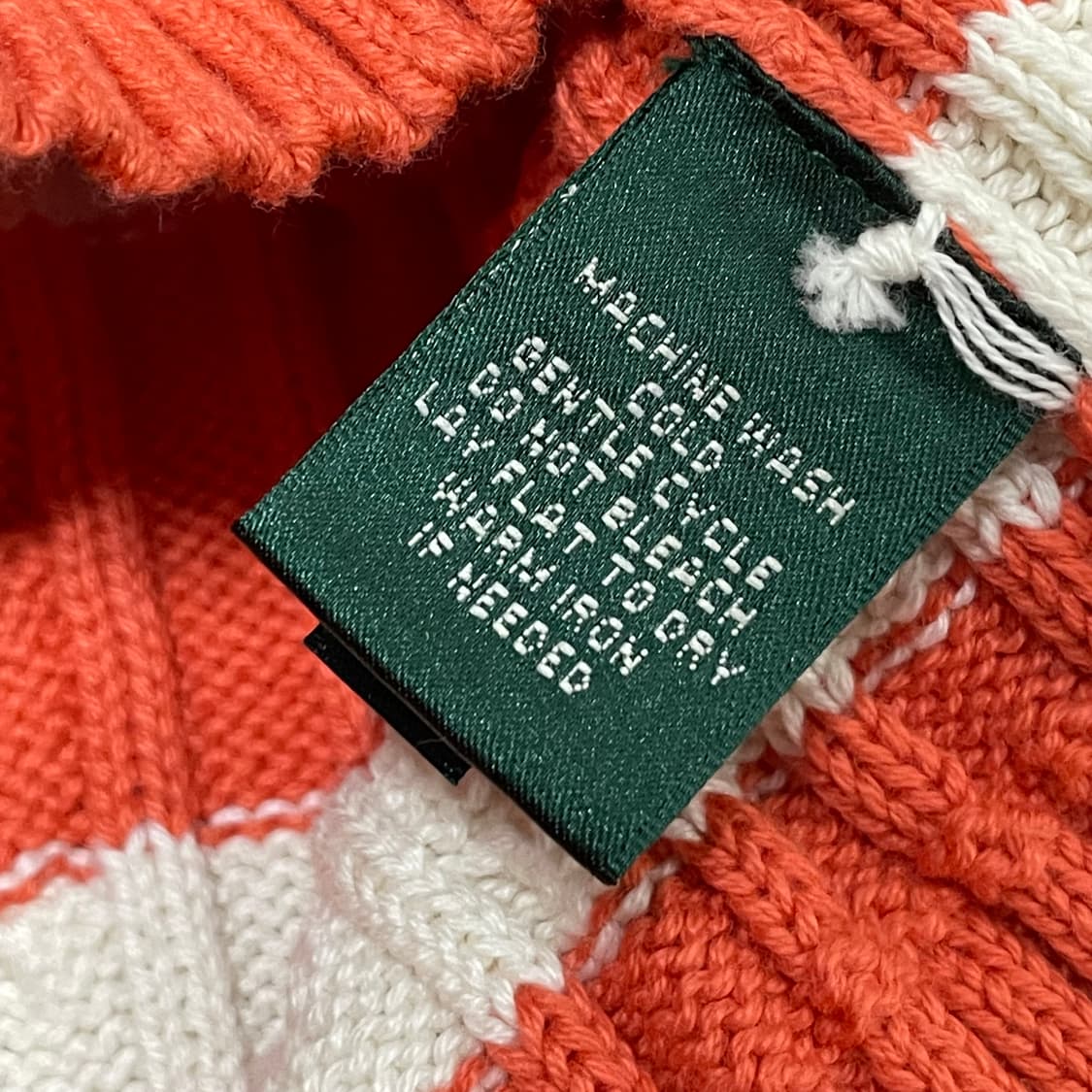 [S] 로렌 랄프로렌 스트라이프 브이넥 니트 상품이미지4