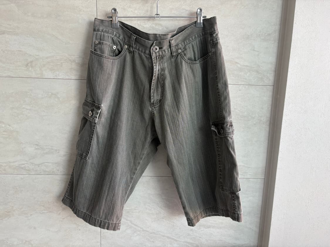 washed cargo half pants 상품이미지3