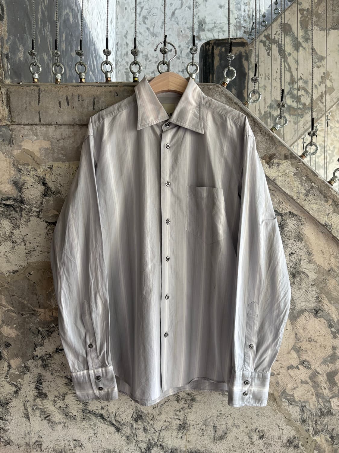 A.A.R Yohji Design Studio Stripe Shirt 상품이미지1