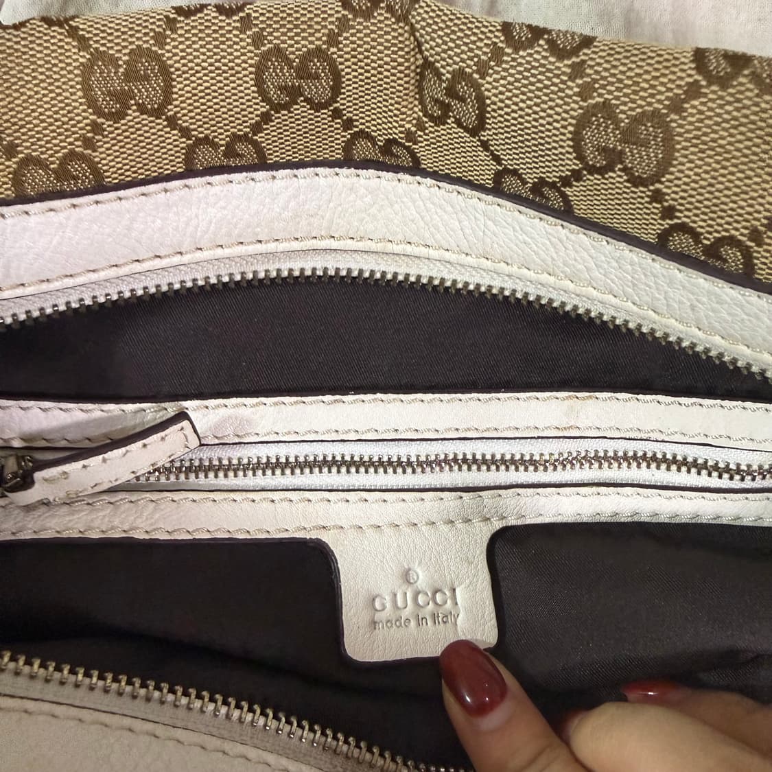 빈티지 구찌 캔버스 숄더백  상품이미지4