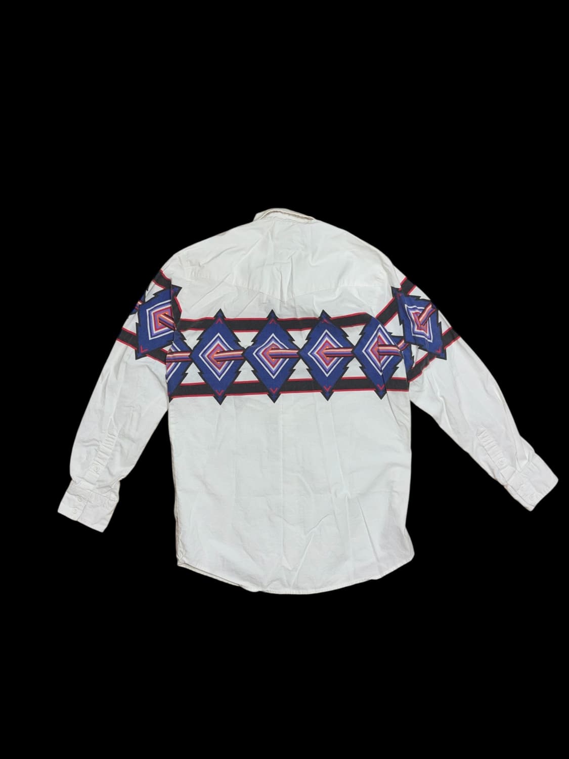 빈티지 인디언 아즈텍 패턴 웨스턴 셔츠 상품이미지7
