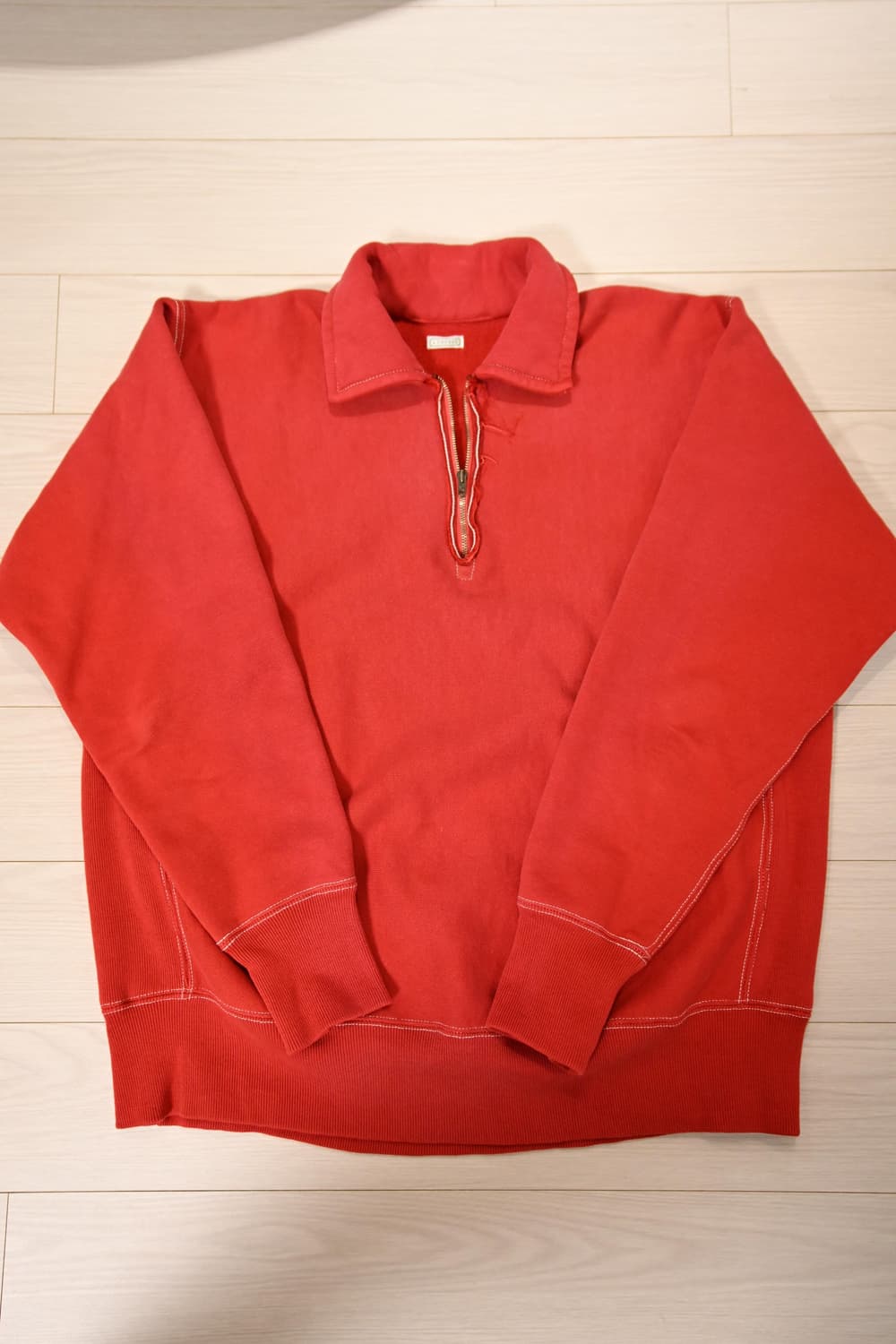 [2] 23ss Vintage Half Zip Sweatshirt 상품이미지1