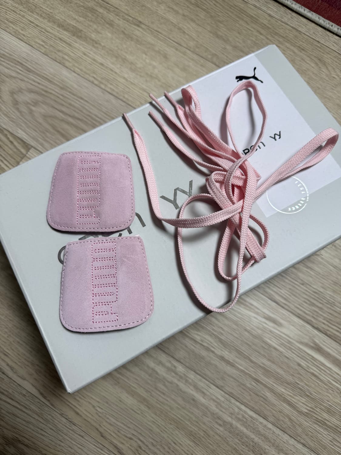 푸마 x 오픈yy 콜라보 스피드캣 핑크 275사이즈 판매 상품이미지6