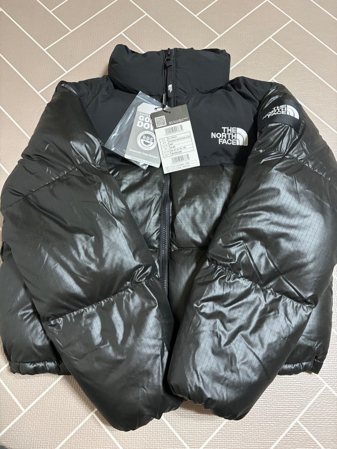 노스페이스 노벨티 화이트라벨 숏패딩m 상품이미지1