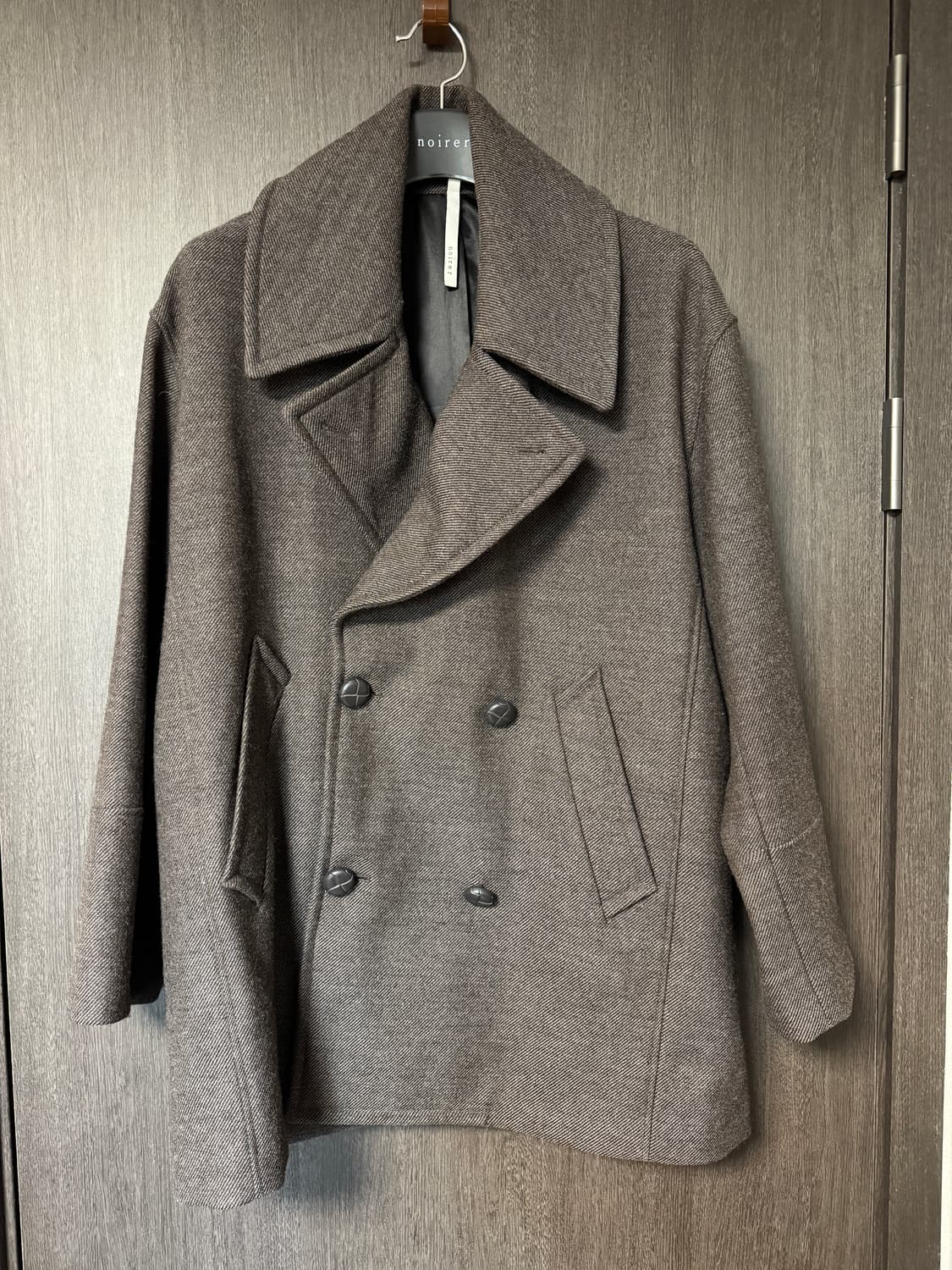 [48]노이어 울 트위드 피코트 상품이미지2