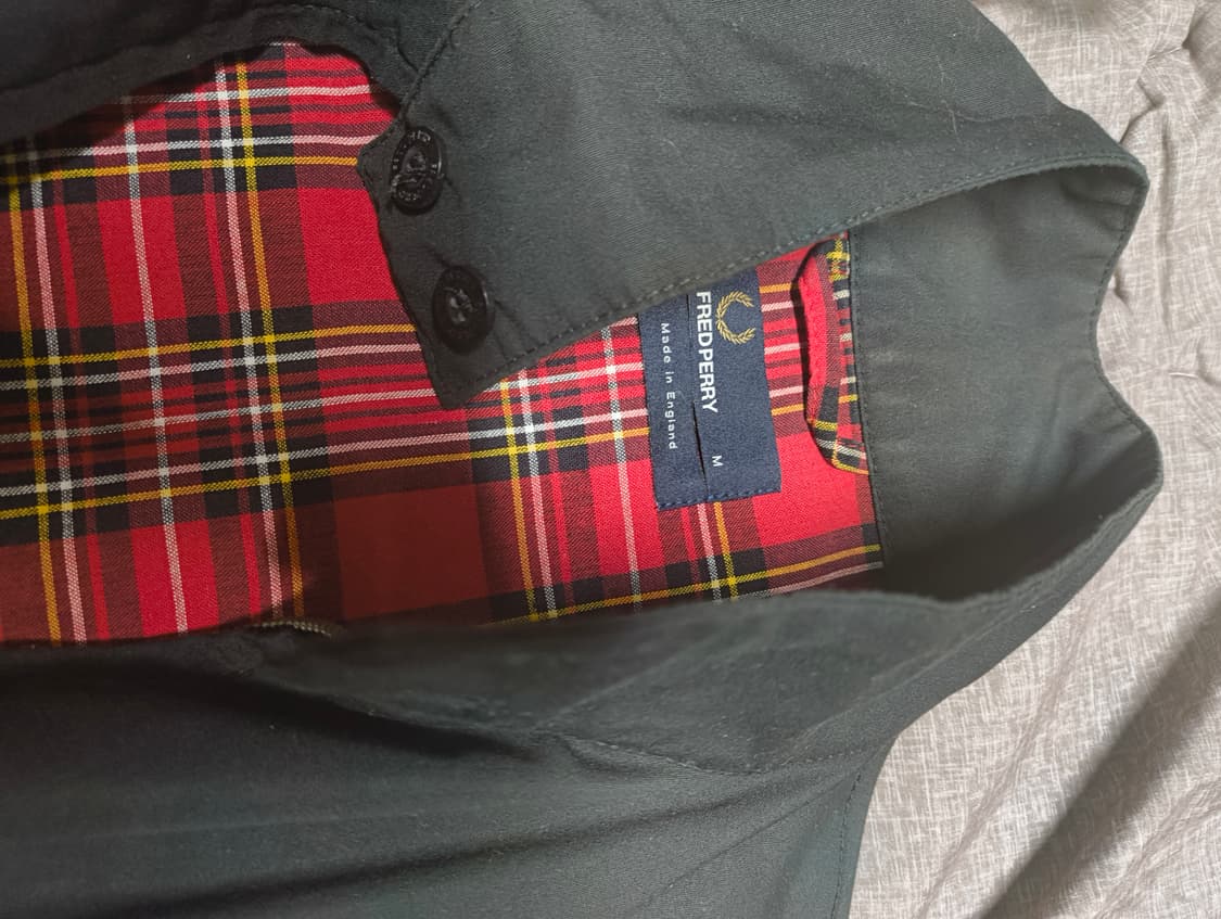 프레드페리 해링턴 자켓 블랙 M 상품이미지3