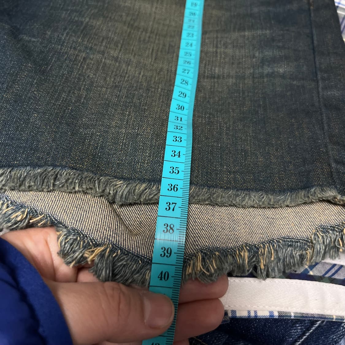 쟈딕앤볼테르 해골 스터드 데님 반바지 컷오프 38 상품이미지4