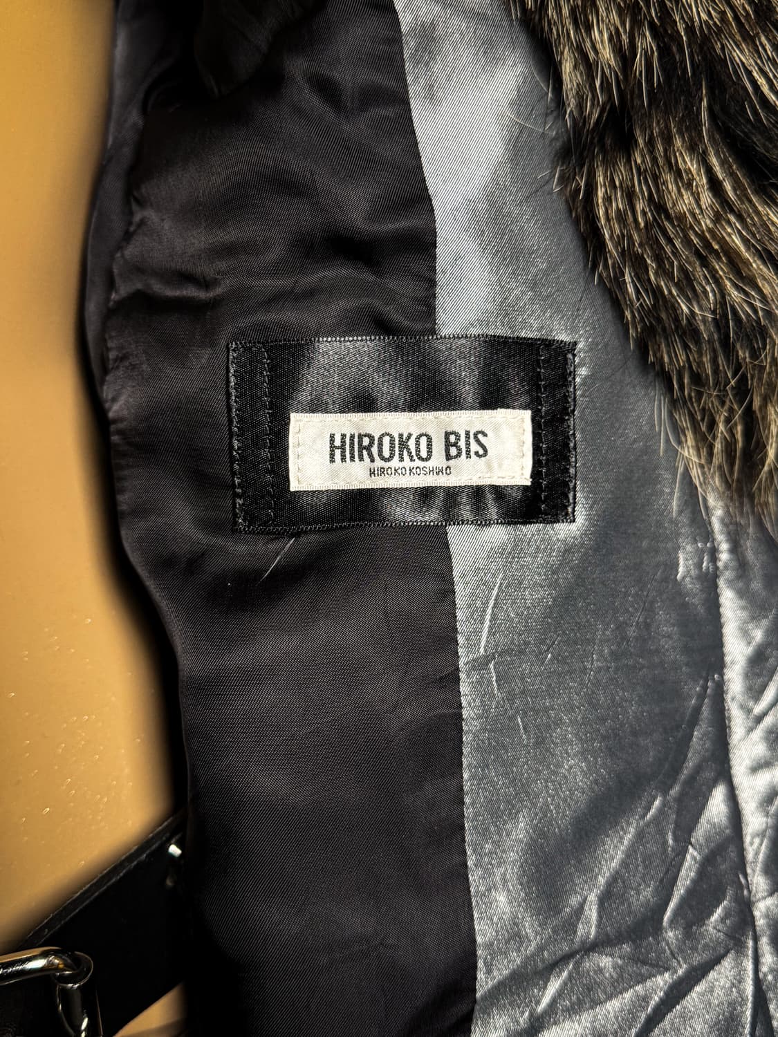 HIROKO BIS – Metallic Fur Down Coat   상품이미지8