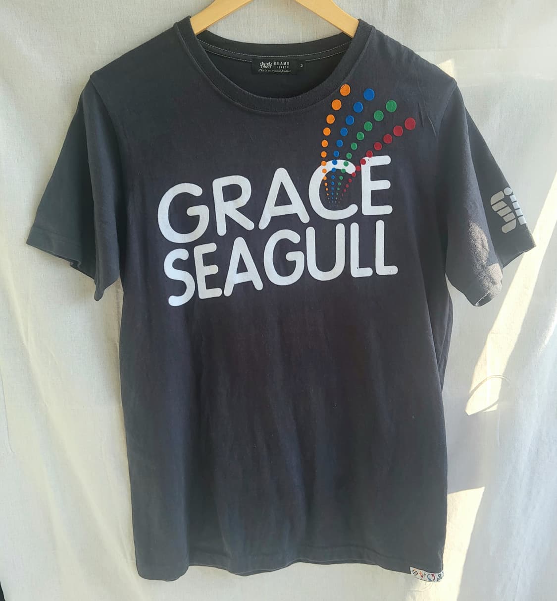 빔즈하트 반팔 티셔츠 남성용 M사이즈 코튼 기본핏 상품이미지1