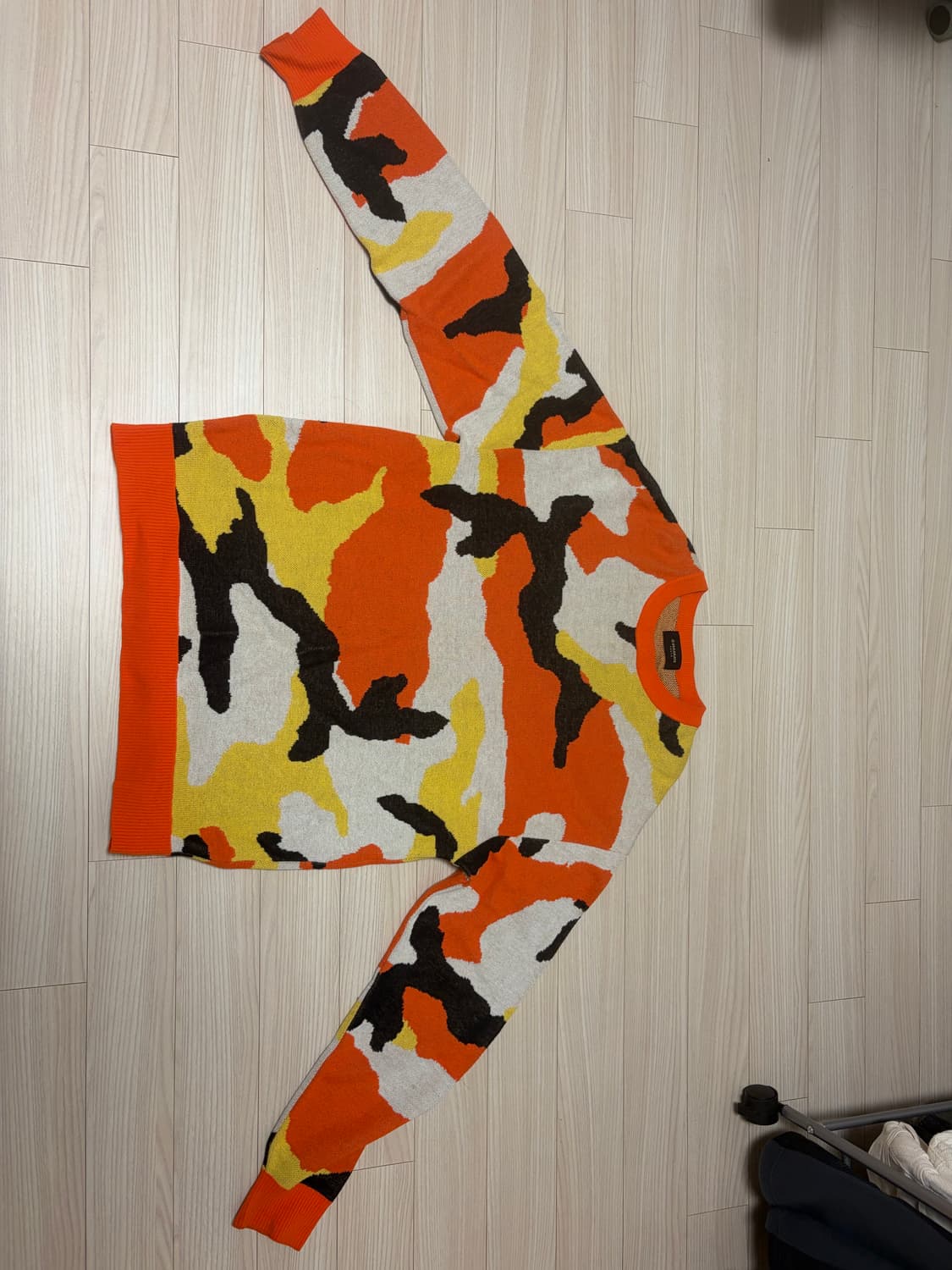 빈티지 카모플라쥬 니트 상품이미지3