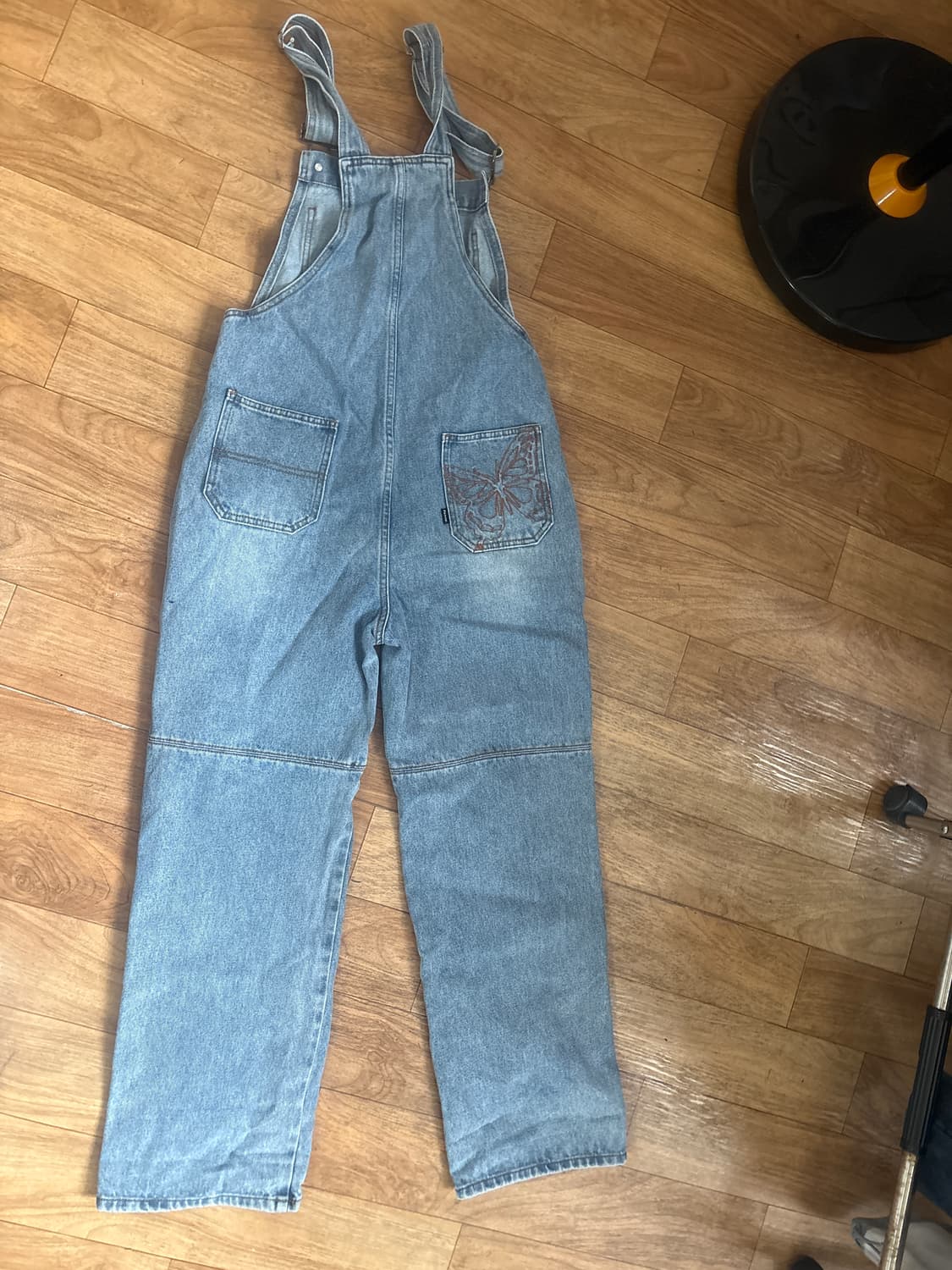 팬시클럽 멜빵 데님 오버롤 상품이미지5