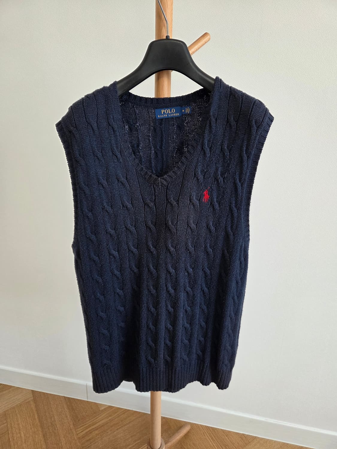 폴로 랄프로렌 니트 조끼 M(100~105), 변색 상품이미지1