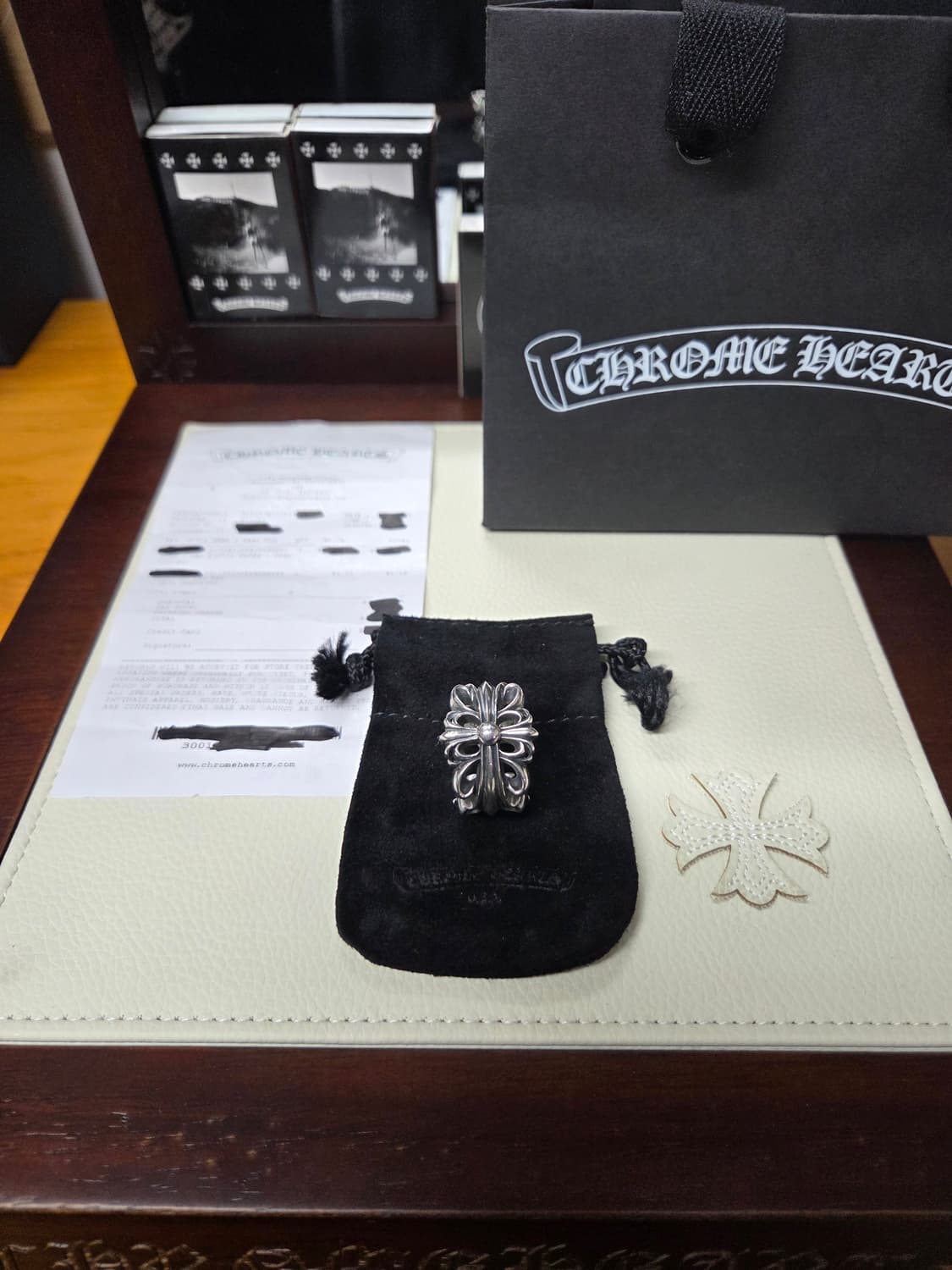 크롬하츠 더블 플로랄 링 상품이미지2