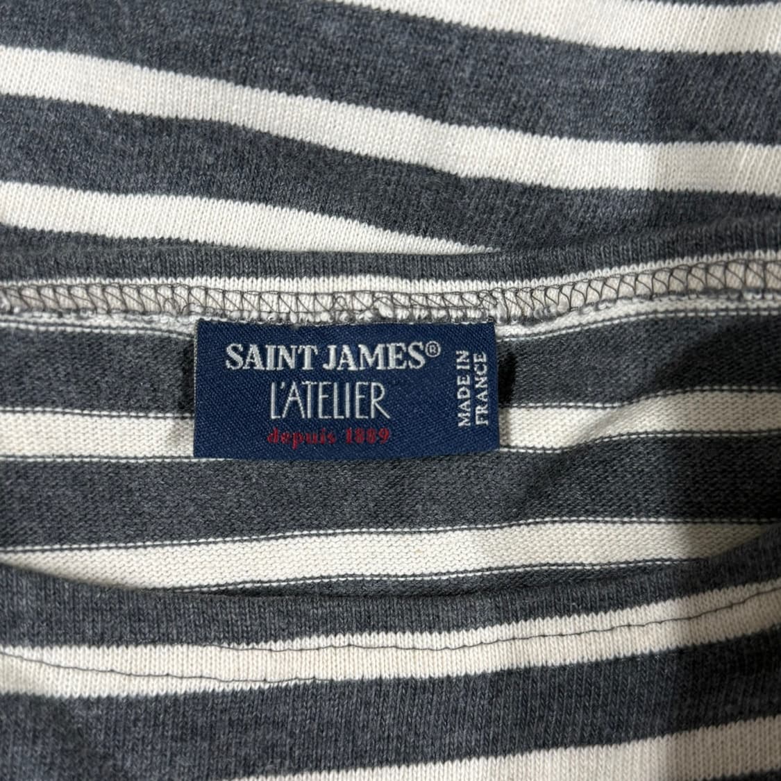 [L] 세인트 제임스 길도 스트라이프 긴팔 티셔츠 상품이미지6