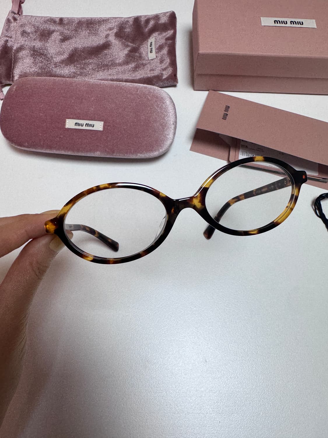미우미우 리가드 안경 브라운 상품이미지4