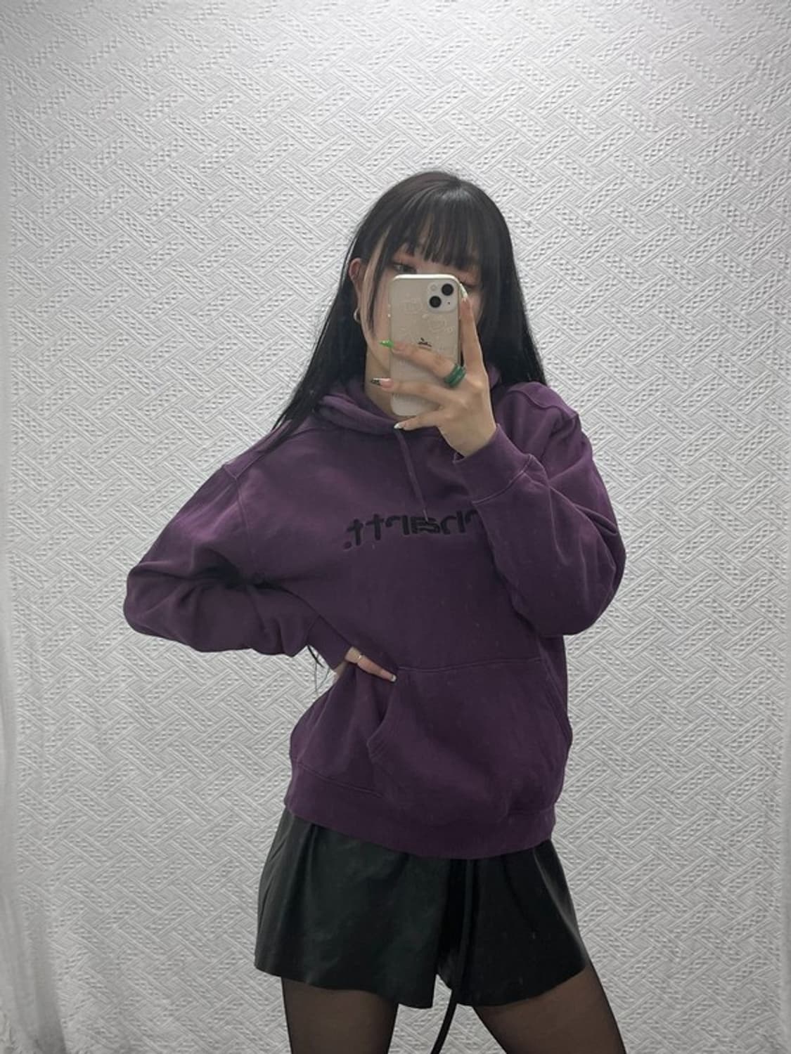 칼하트 윕 레트로 빈티지 포도맛 약기모 후드티 S C09230 상품이미지2