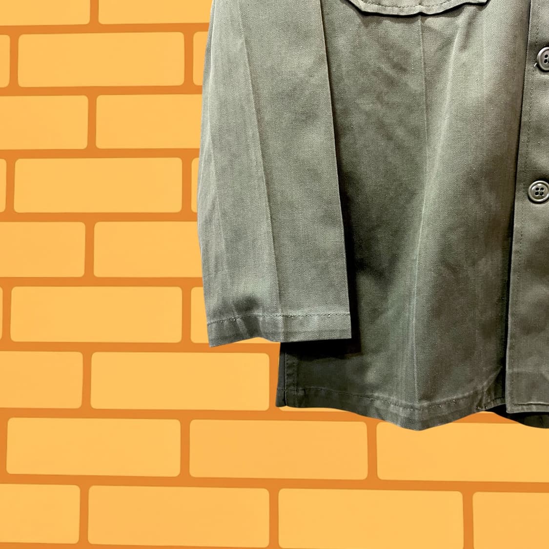 밀리터리 셔츠 (M) 상품이미지4