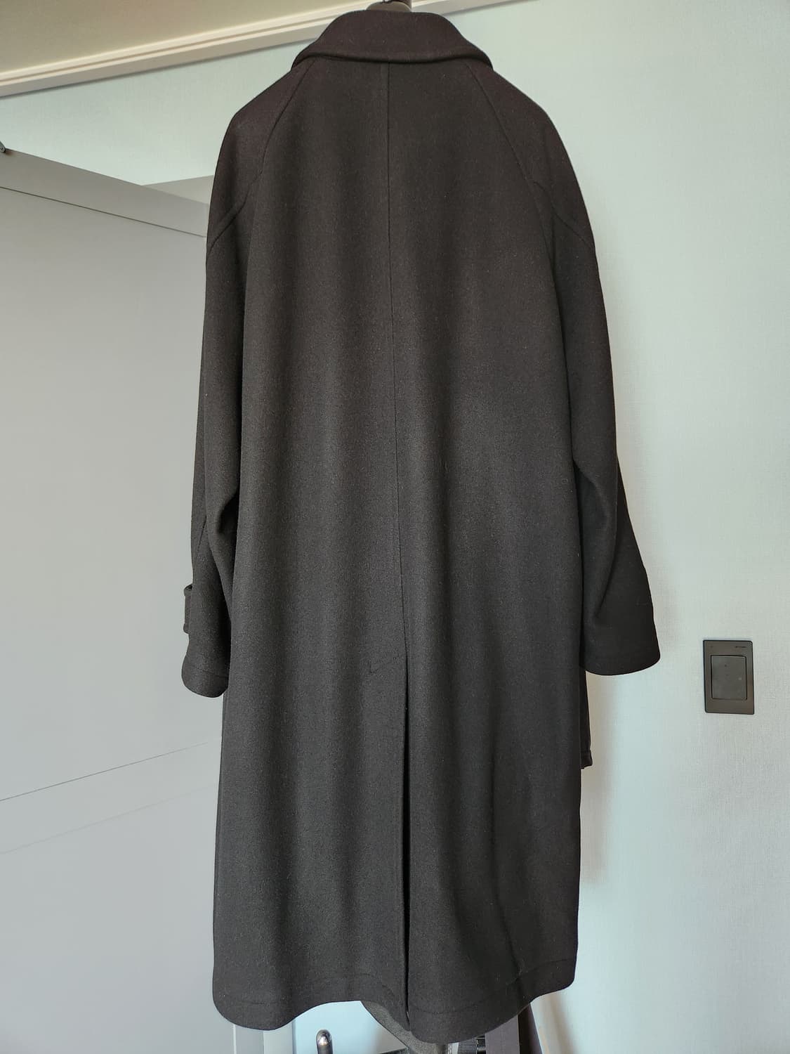 [XL]멜란지 마스터 울 오버 핏 발마칸코트 상품이미지2