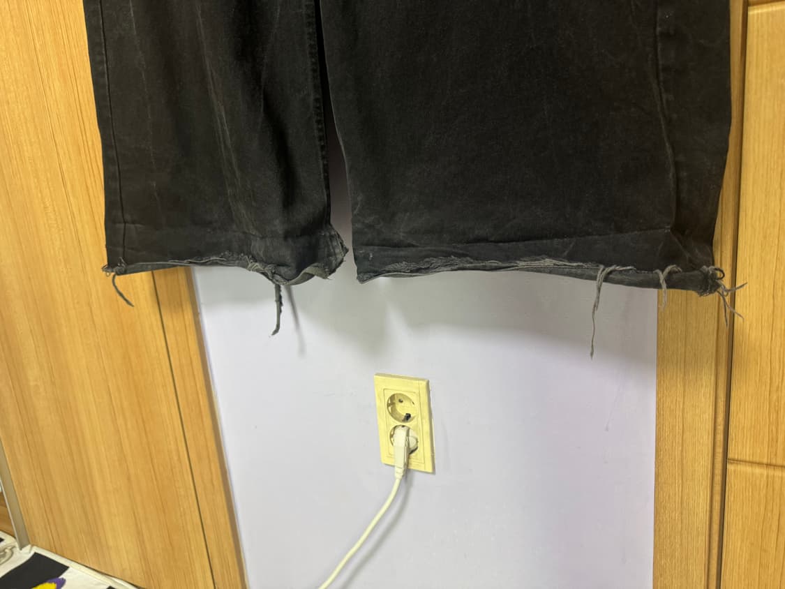 PARADOXE BIG BAGGY BLACK DENIM 상품이미지7