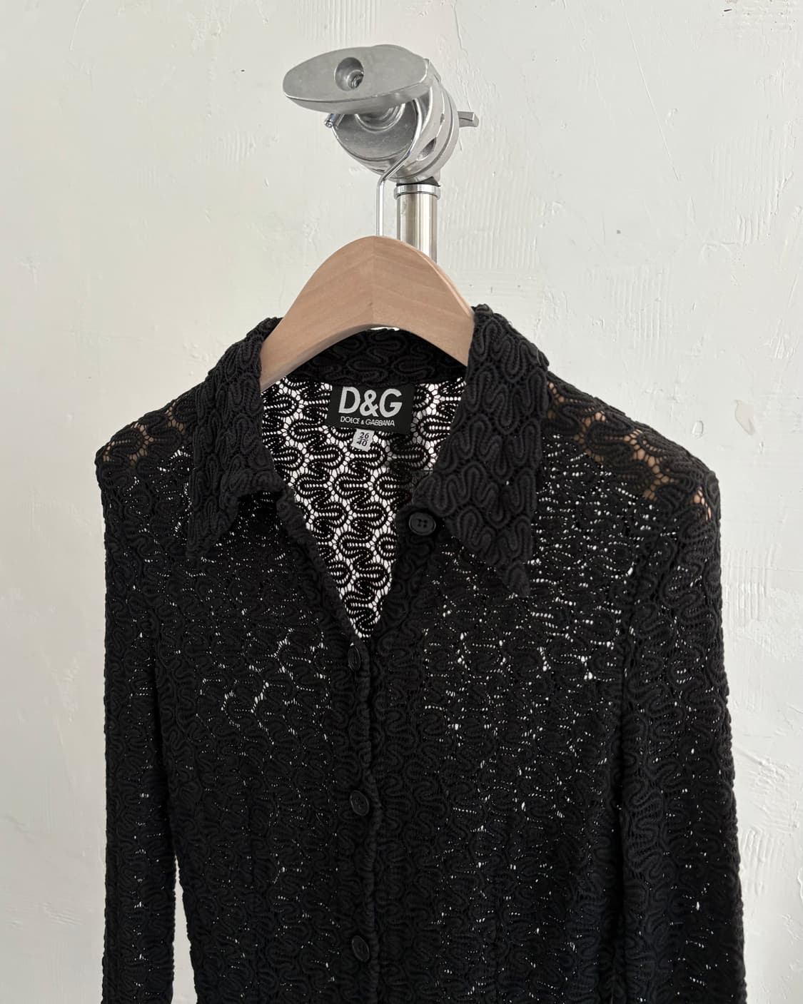 Dolce & Gabbana 돌체앤가바나 레이스 카라 셔츠 상품이미지2