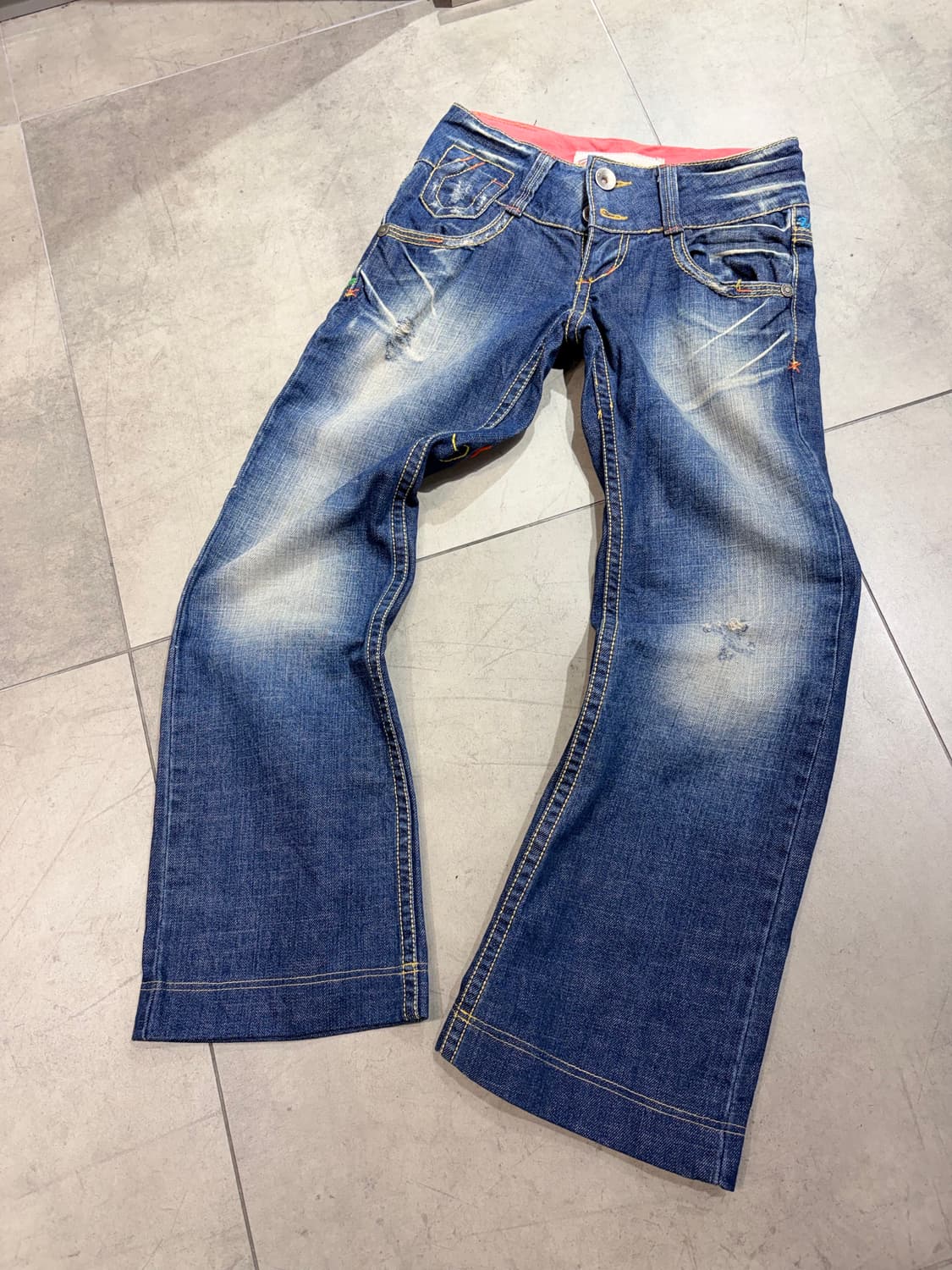 Red Pepper 레드페퍼 자수 와이드 데님 팬츠  상품이미지6