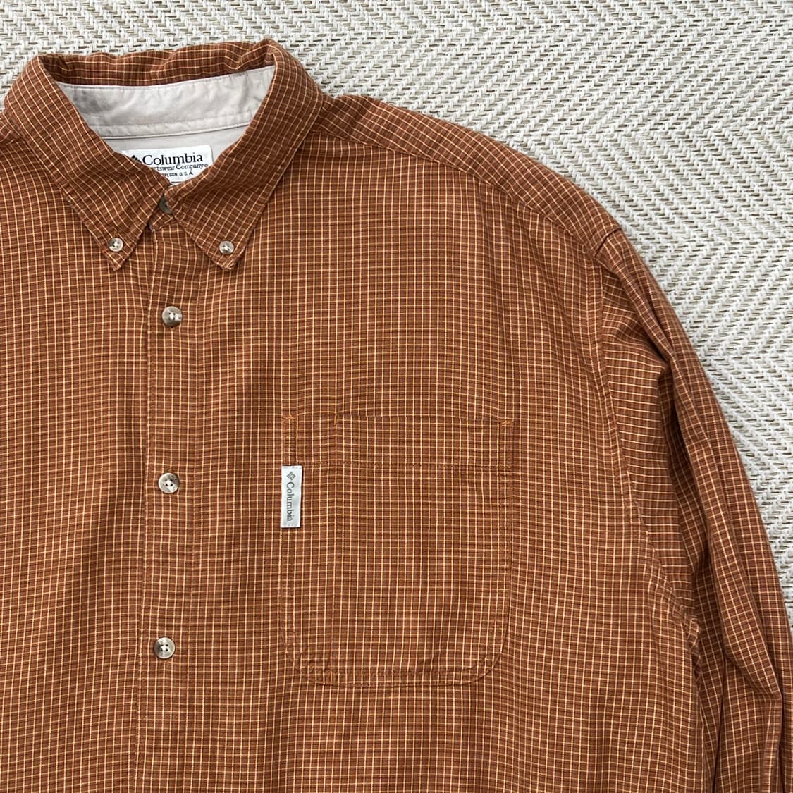 컬럼비아 원포켓 체크 셔츠 r2904 상품이미지5