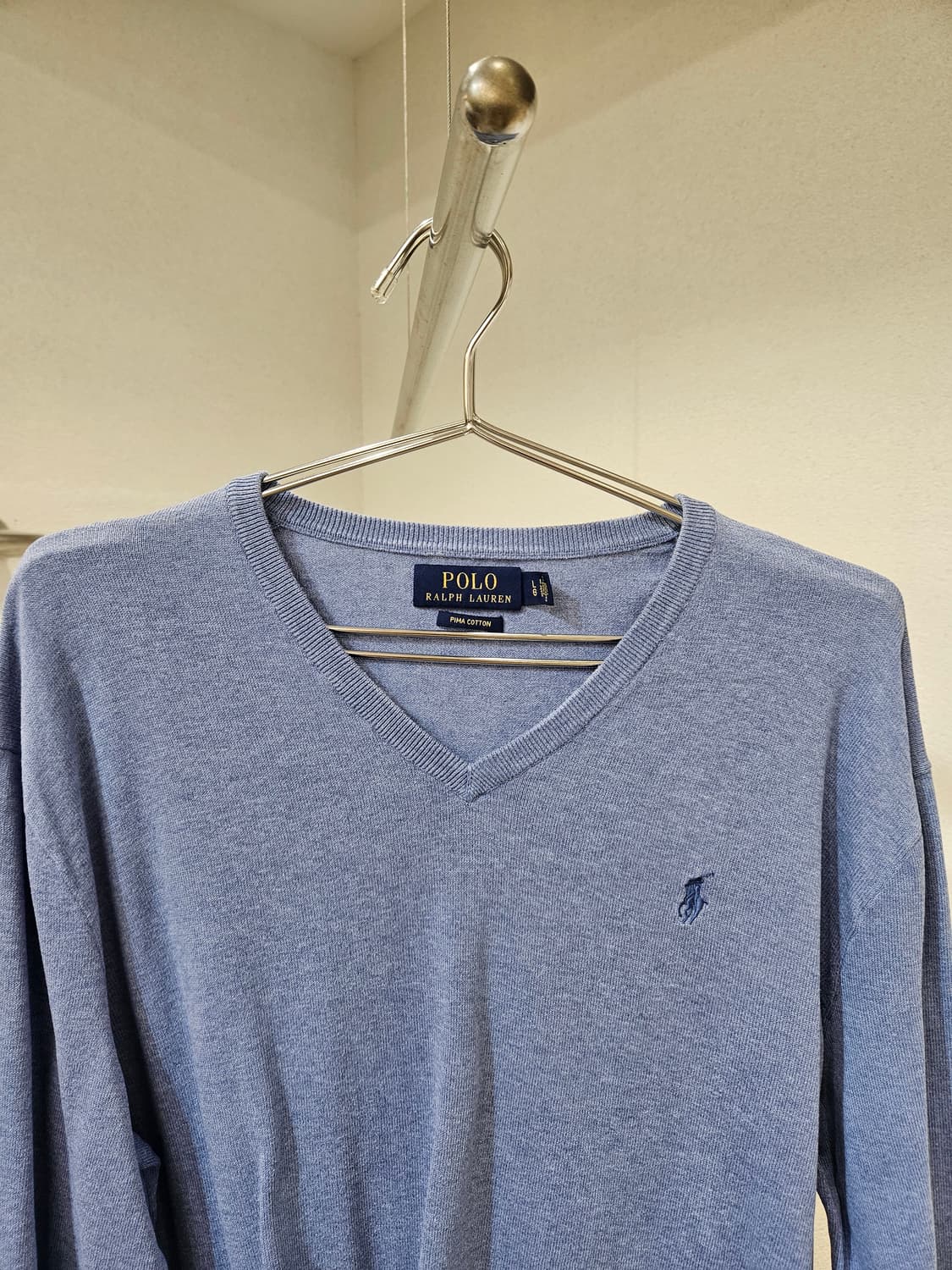 폴로랄프로렌 브이넥 코튼 니트 상품이미지2