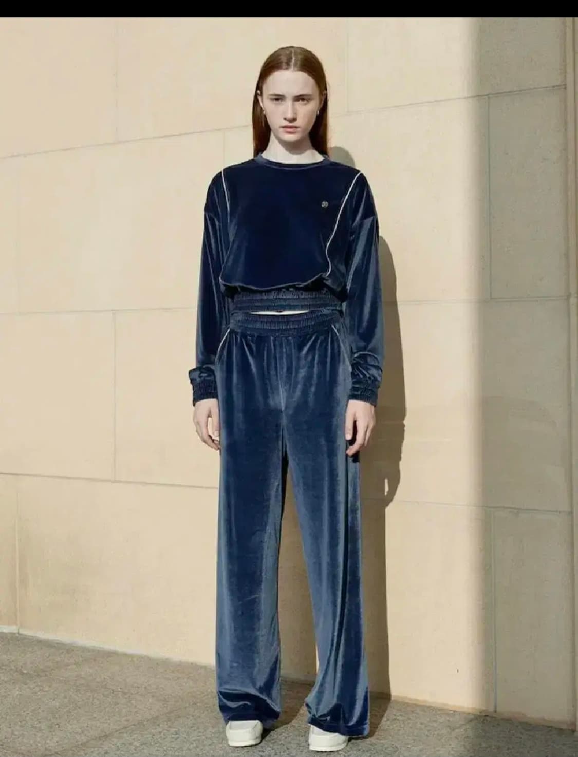 마리떼프랑소와 벨벳 맨투맨 M 상품이미지2