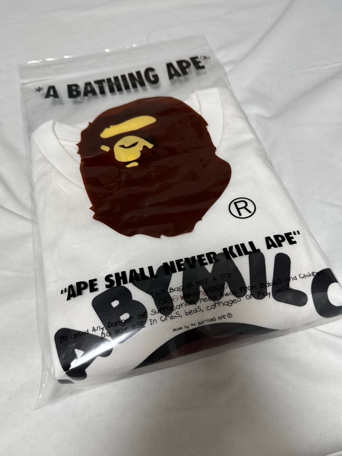 베이프 마일로 오사카 한정판 반팔 티셔츠 XL 상품이미지4