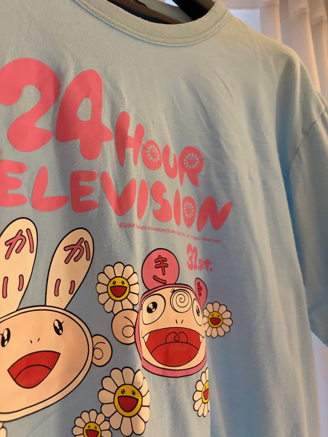 무라카미 다카시 x 24아워 텔레비전 31주년 기념 티셔츠 상품이미지2