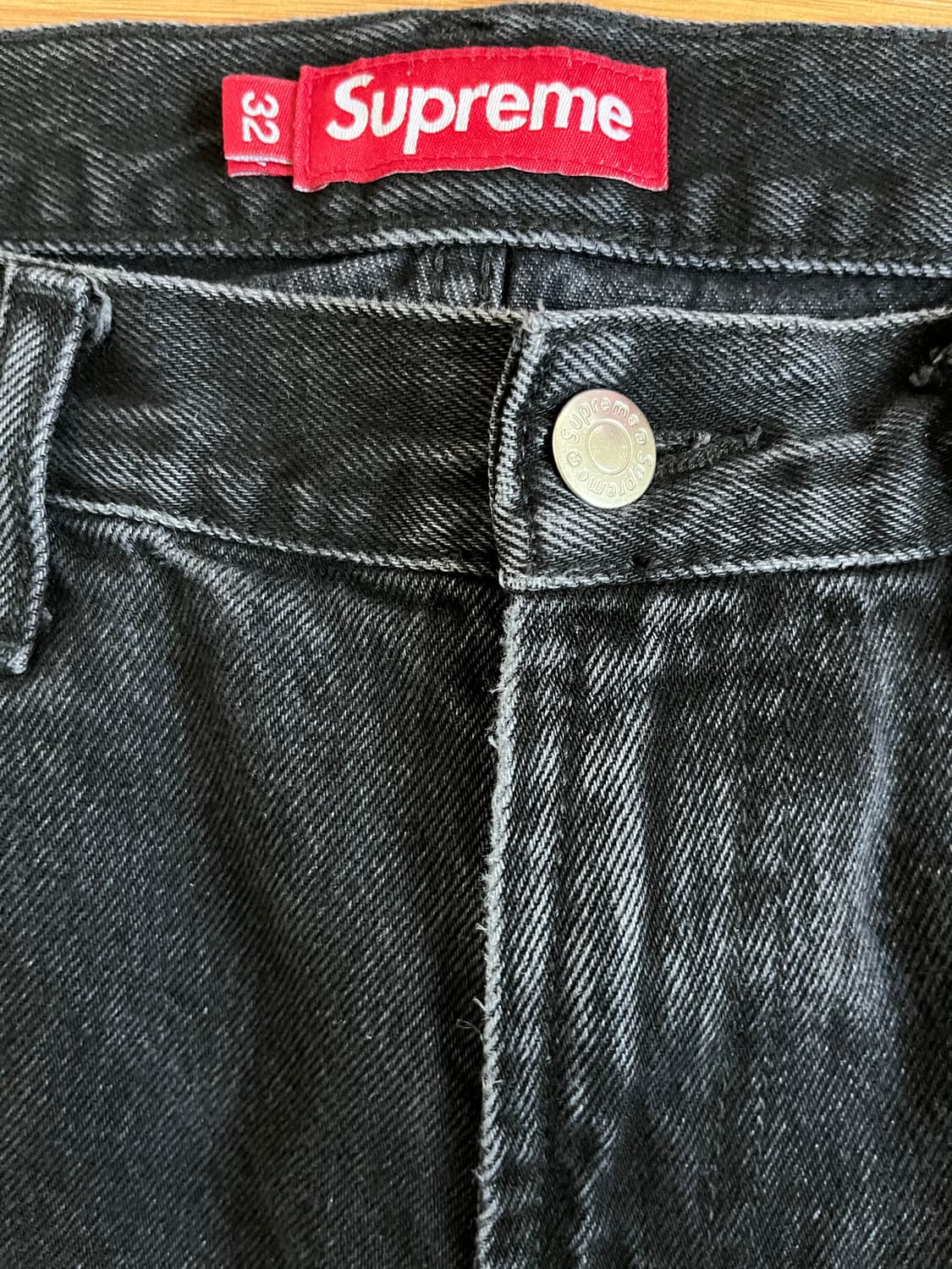 슈프림 배기진 흑청 25ss  상품이미지1