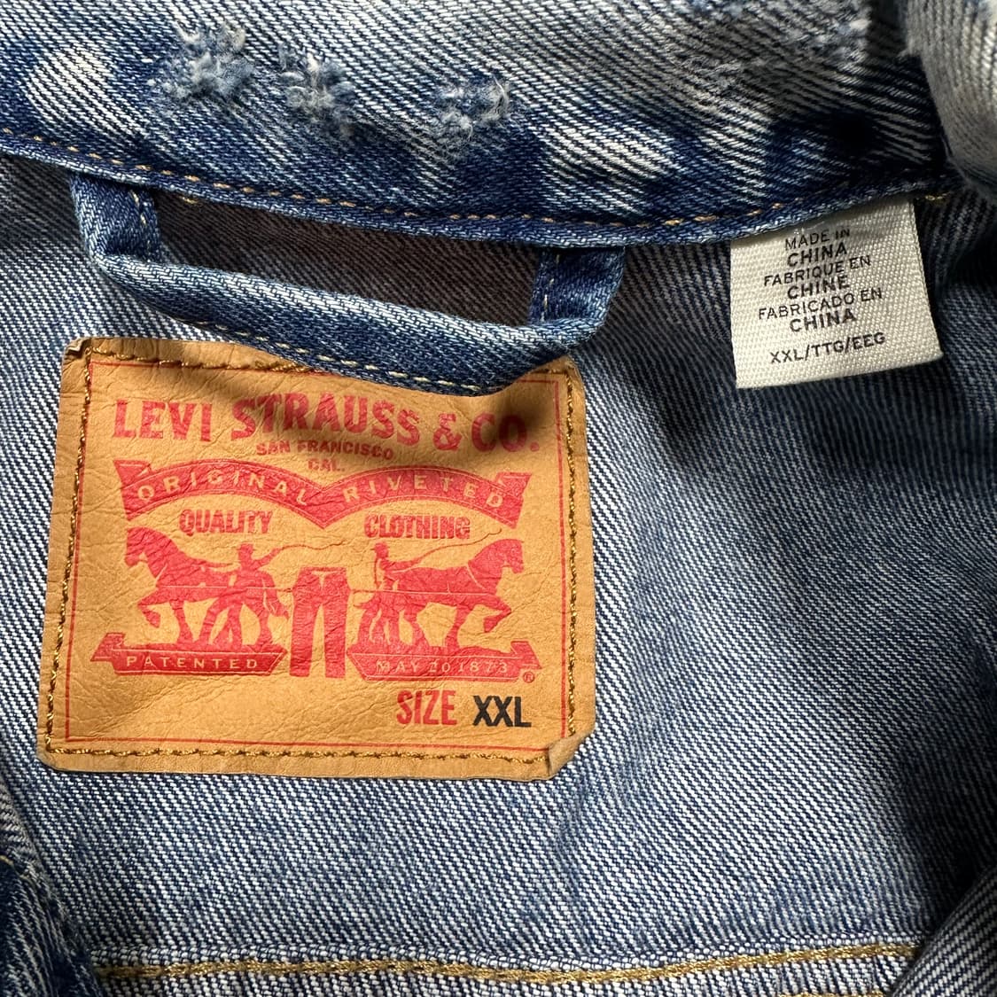 ✨ (바배) 리바이스 72334 데님 청자켓  상품이미지3