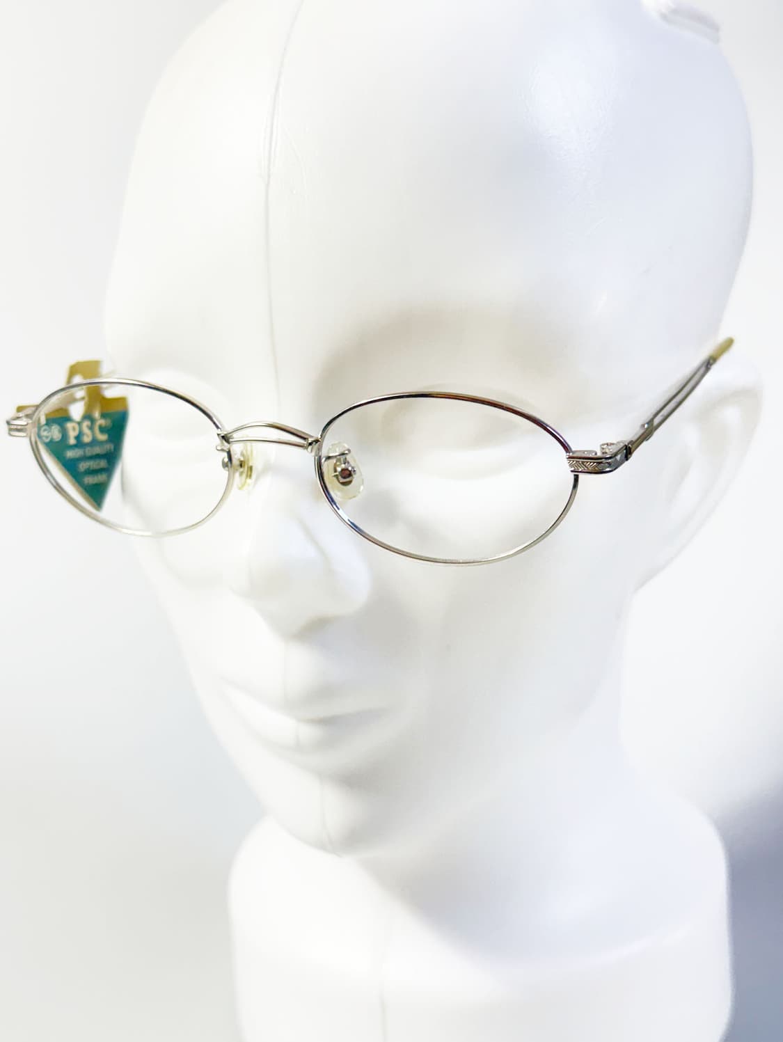 P.S.C.FASHION 실버메탈 슬림 오벌 프레임 빈티지 안경 상품이미지8