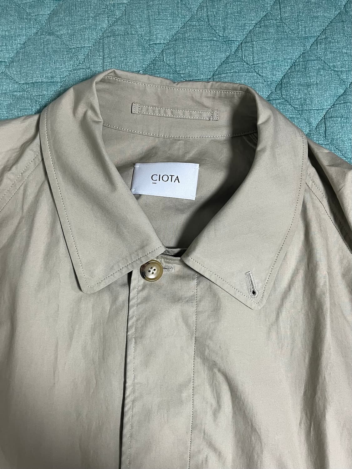 CIOTA 시오타 롱코트 베이지 6size 상품이미지3