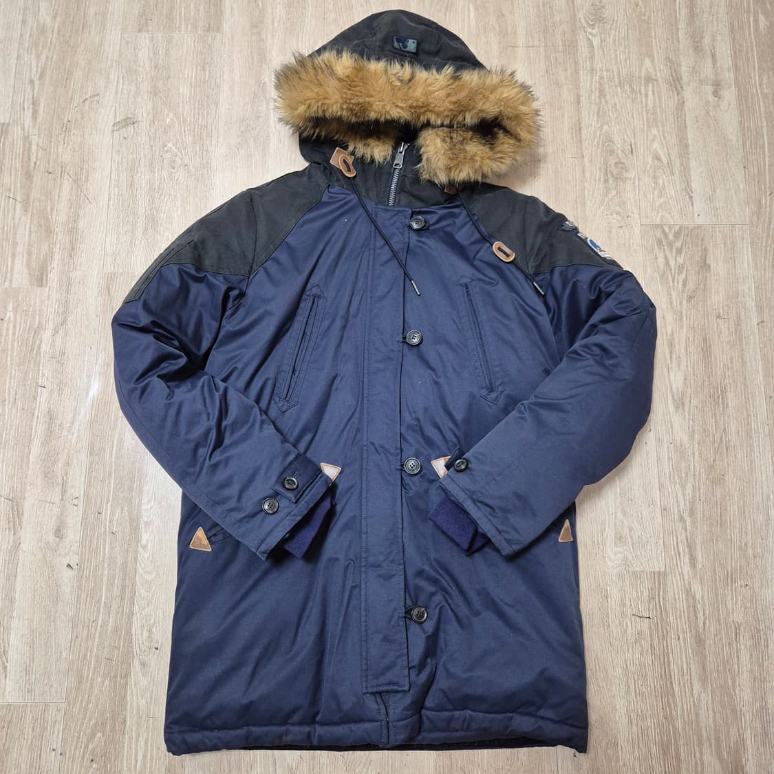 MLB 엠엘비 1903 후드털 다운 패딩 상품이미지1