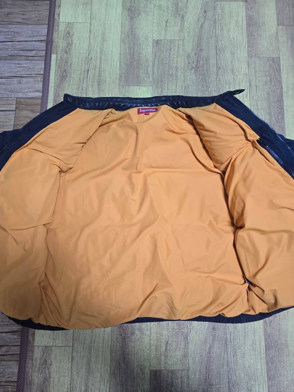 슈프림 레더 카라 패딩 상품이미지5