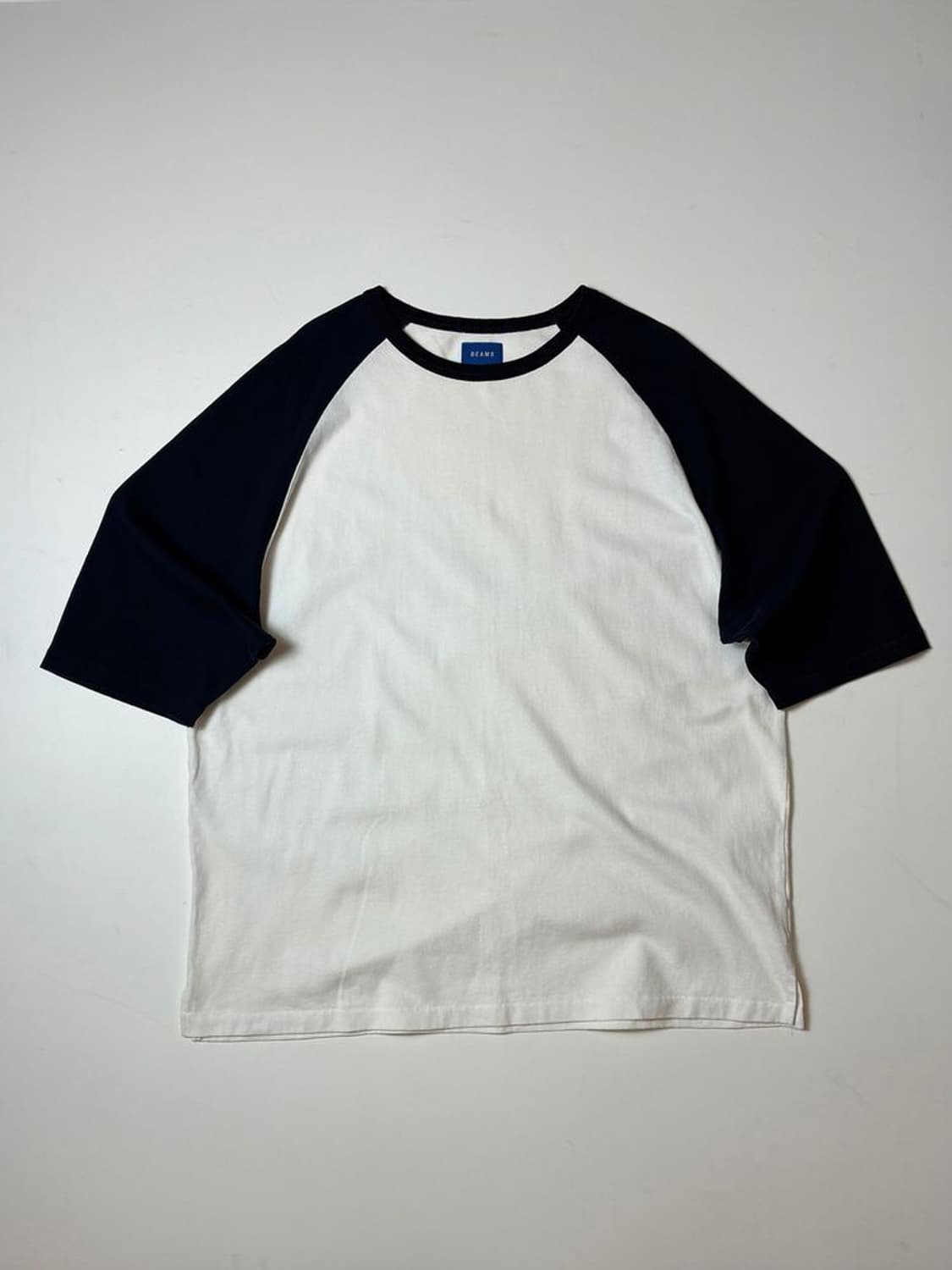 빔즈 BEAMS 레글런 코튼 반팔 슬리브 PN9028 상품이미지1